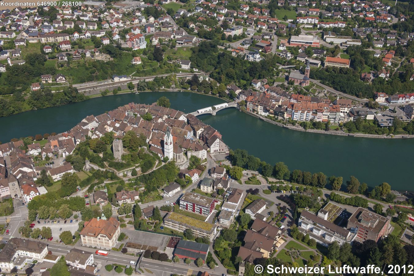 Schweizerisches und Deutsches Laufenburg, Altstadt